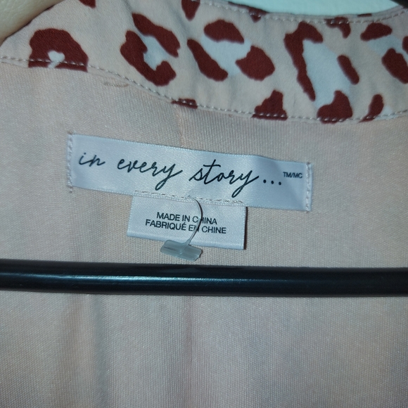 In Every Story Leopard Print V Neck Dress - Picture 5 of 8